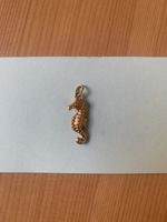 Anhänger Charm Seepferdchen vergoldet