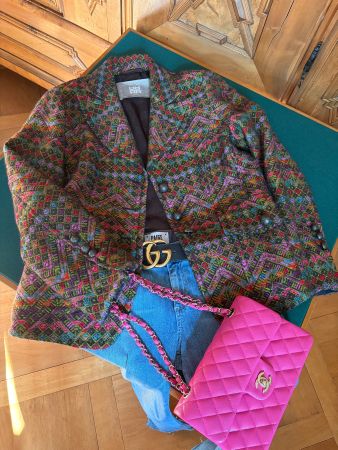 RIANI EXTRA TWEED Jacke  Gr. 40DE  Boutique-Preis:  590,-