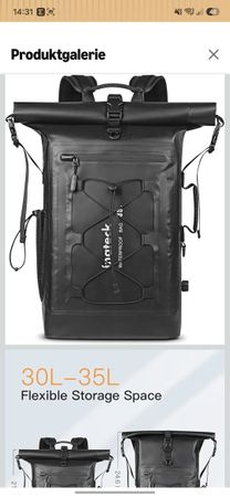 Wasserdichter Rolltop Rucksack