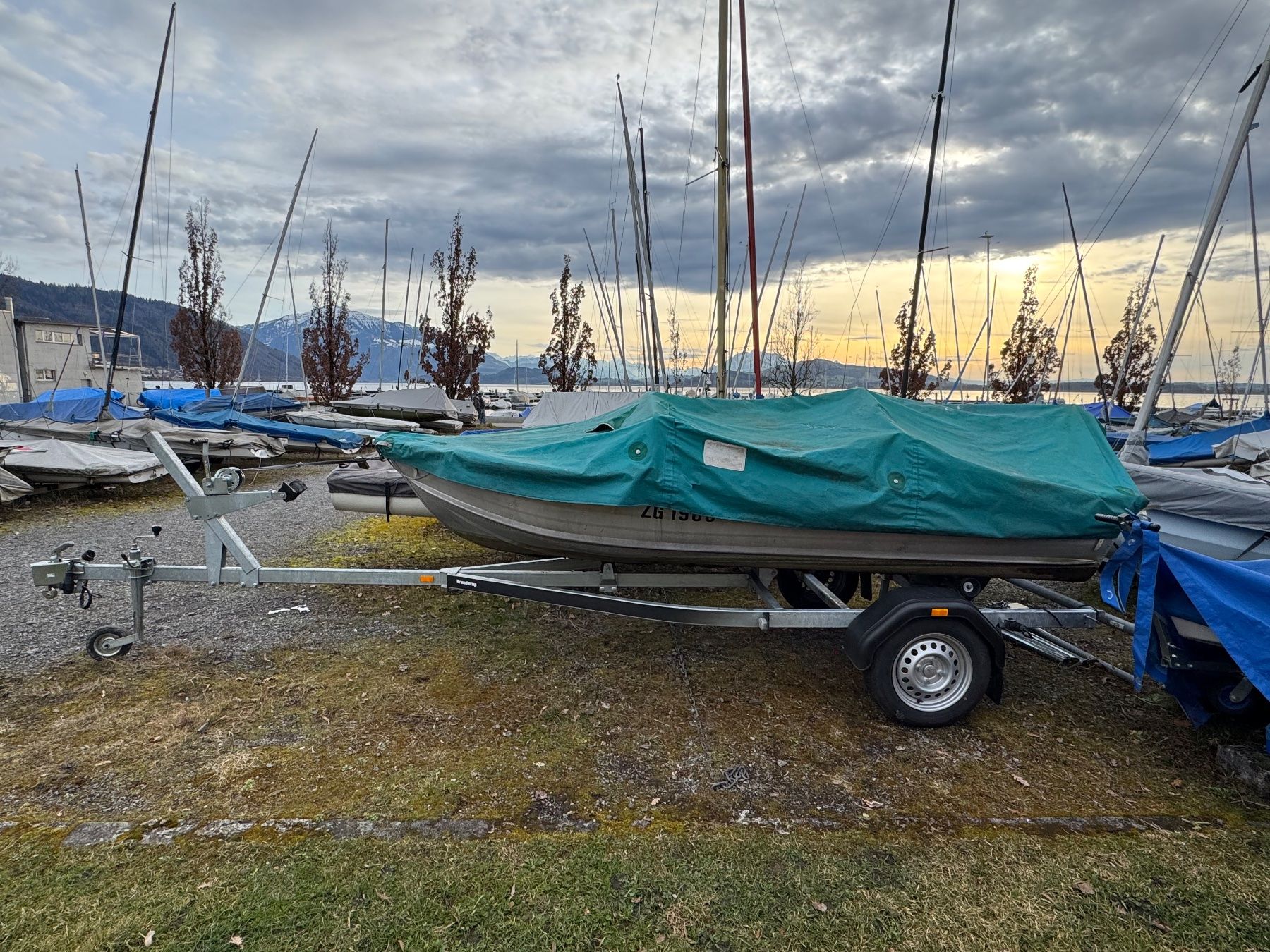 Marine Boote: Angelboot / Aluboot MIT TRAILER ab 1.- – Gebraucht aus Allenwinden von Skalar03 1
