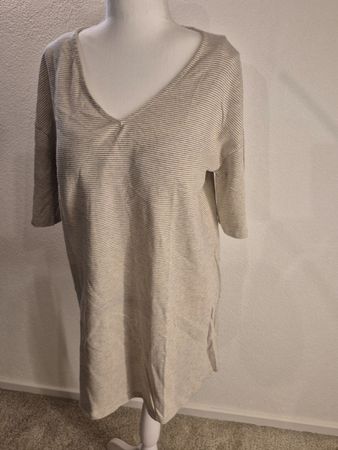 Lockeres Kleid von H&M, gestreift, Grösse M