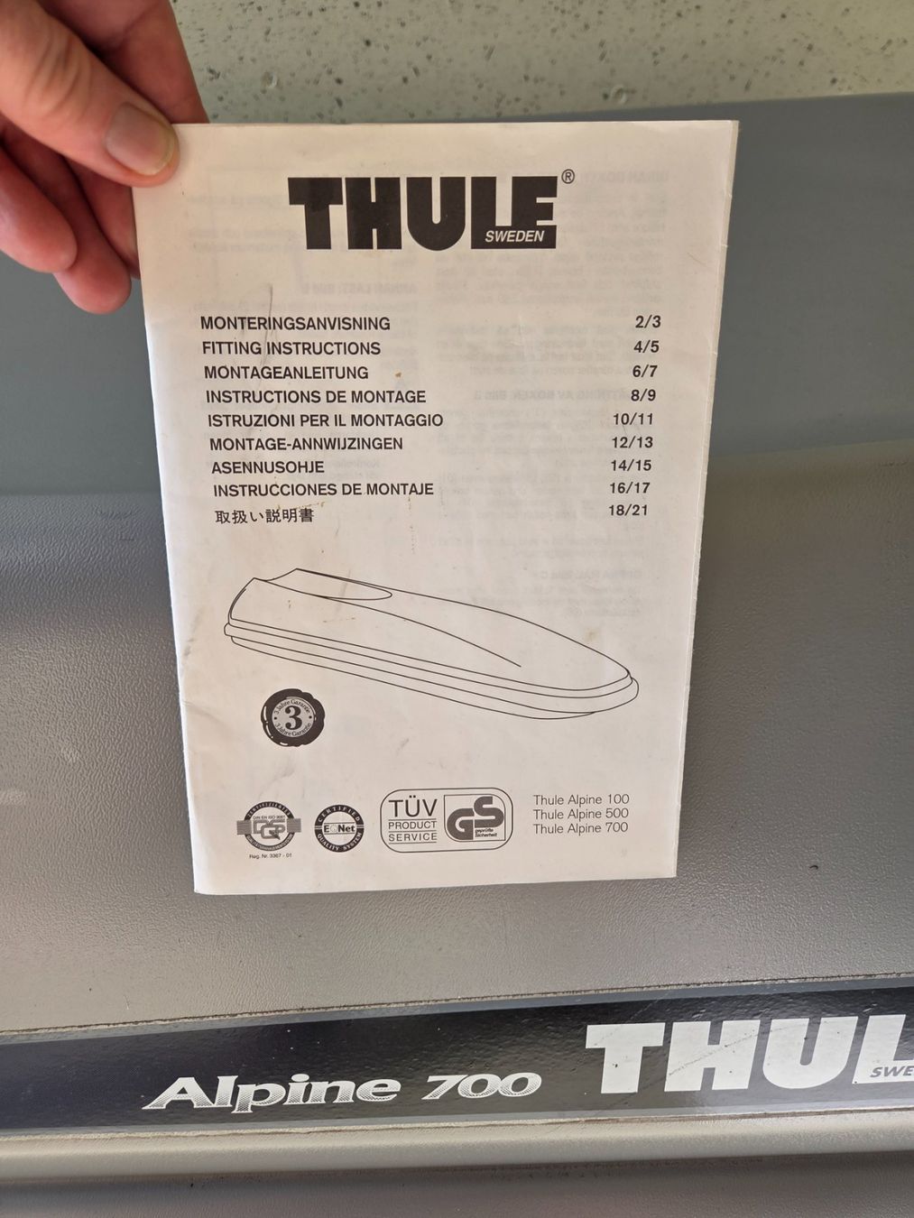 Thule Dachboxen: Thule Box Alpine 700 – Gebraucht aus Zofingen von Wimbledon90 6