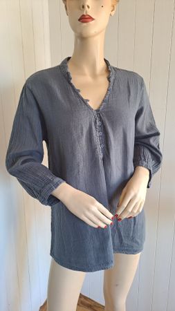 A PIECE OF IBIZA COLLECTION Mousselin Tunikabluse Bluse 38 S