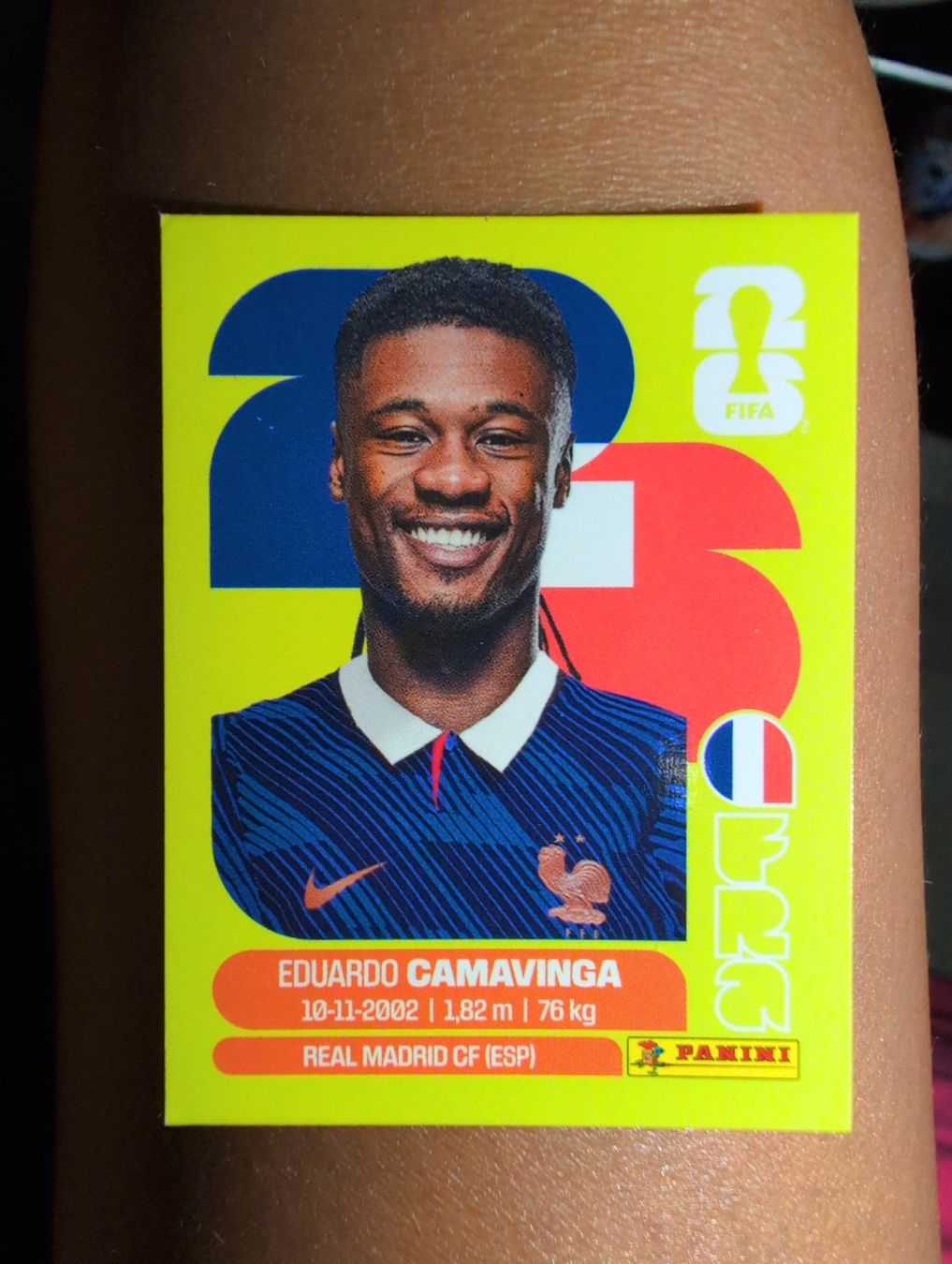Panini Carte collezionabili: Eduardo Camavinga FRA 10 – Nuovo e nell'imballaggio originale da Lausanne venduto da KarolyneBaiao