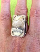 Ring 925 Silber mit echtem Achat Stein