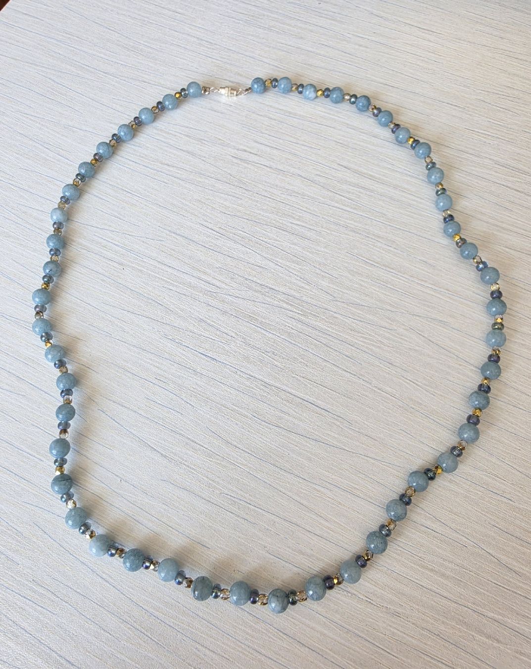 Catenine: Halskette Aquamarin, handgemacht, wunderschön – Nuovo (secondo la descrizione) da Bühler venduto da MalinaBrocki