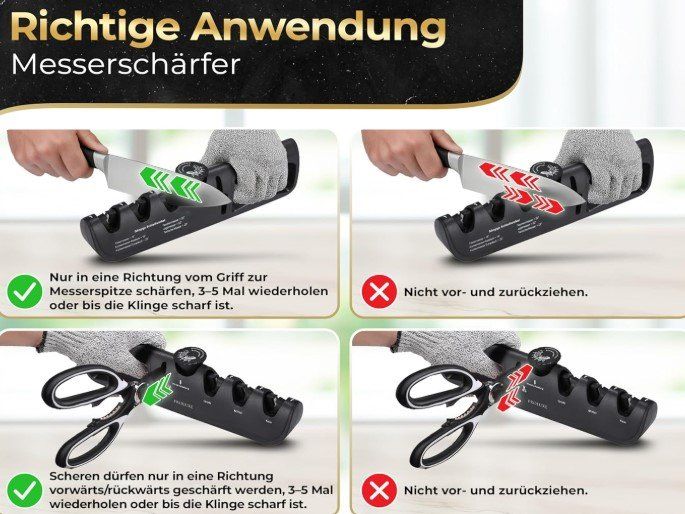 Victorinox Coltelli da cucina: Messerschärfer mit einstellbarem Winkel für Messer & Scheren – Nuovo (secondo la descrizione) da Adliswil venduto da wenk09 6