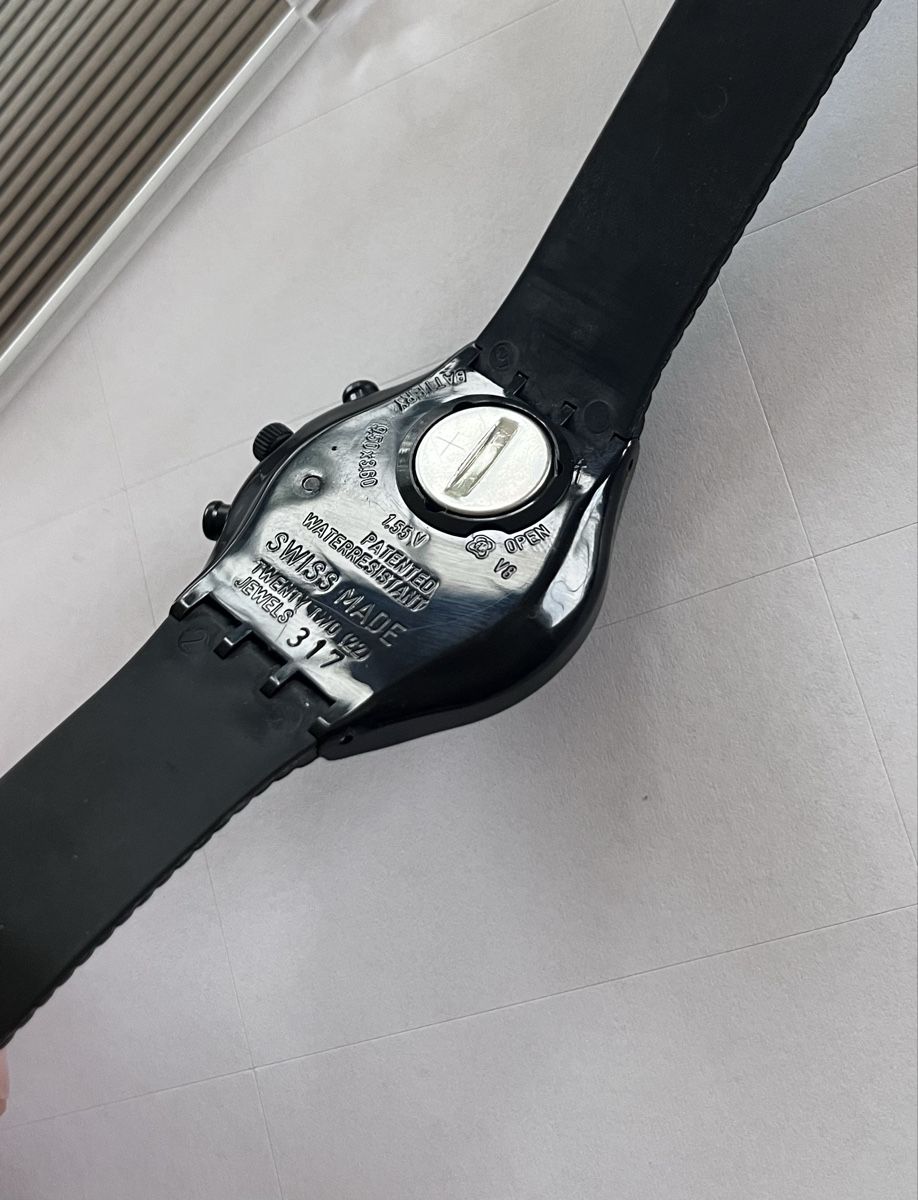 Swatch Uhren: Swatch Chrono Black Vintage Uhr 1992 – Neu (gemäss Beschreibung) aus Wädenswil von melleidl 4