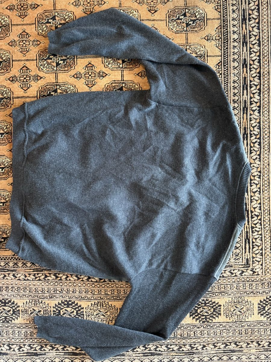Maglioni & Felpe: Il Granchio Wollpullover mit Leder, Grau – Usato da Locarno venduto da Ery02 4