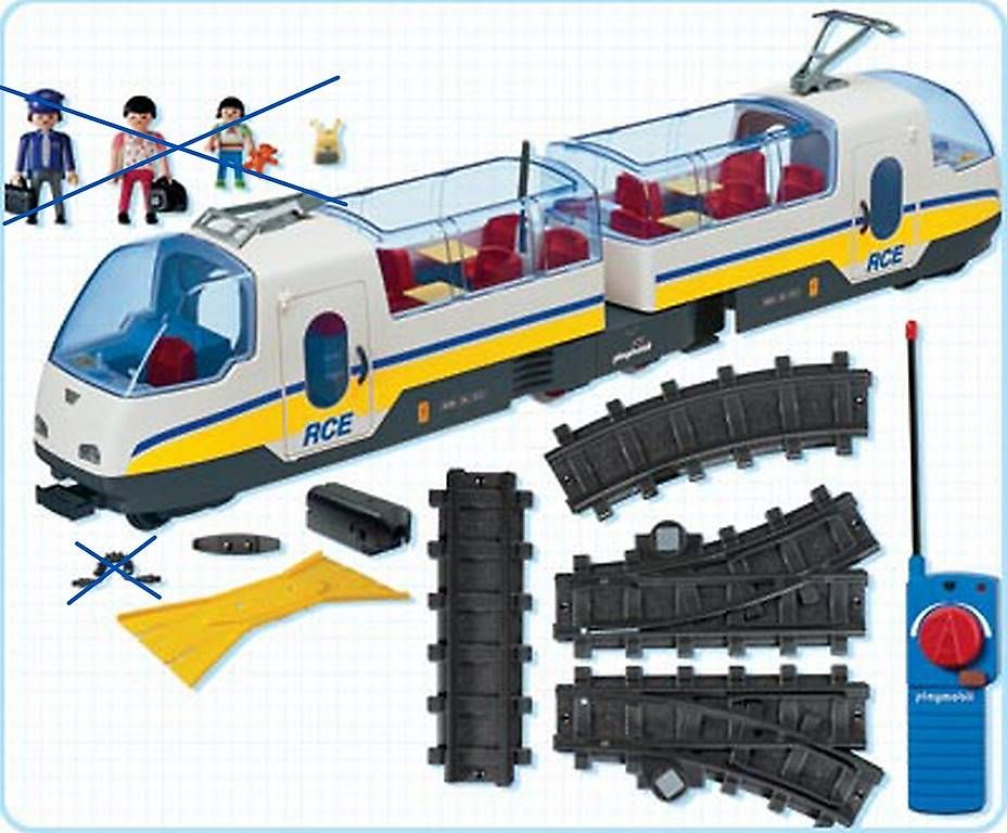 Playmobil Giocattoli: Playmobil RC-Train 4011 RCE Inter-Regio – Usato da Reinach BL venduto da Playmobilist 5