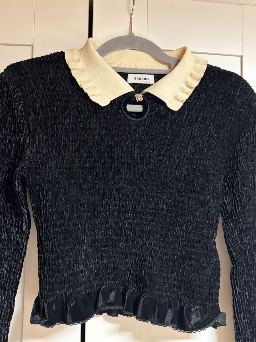 Sandro Chemisiers: Sandro Elegant Blouse – D'occasion à St.Josefen par lop_lh8d 4