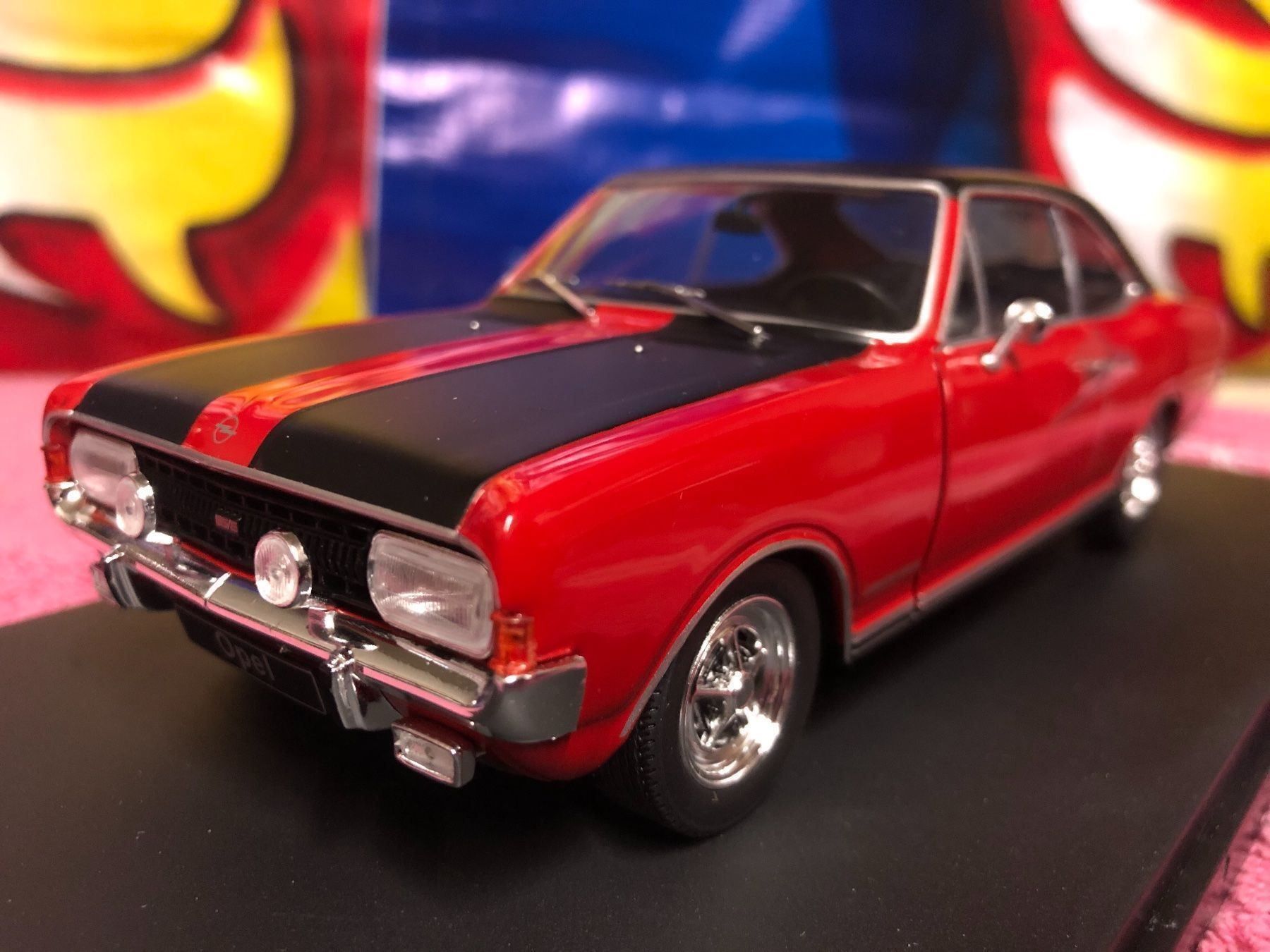 Modellini d'auto: Opel Commodore gs Coupe gm Oldtimer – Nuovo e nell'imballaggio originale da Reinach AG venduto da rares75