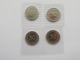 50 Pfennig 1982 Stgl D-F-G-J