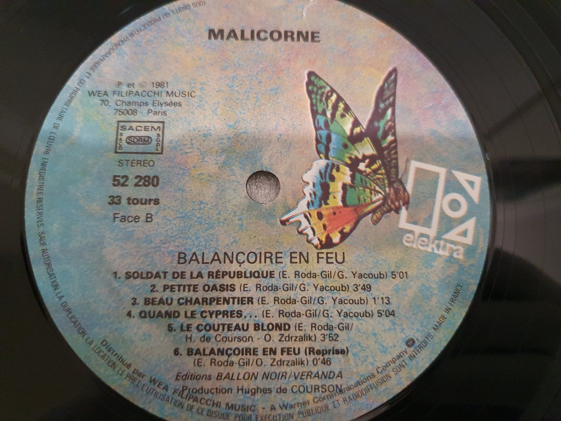 Dischi in vinile: Malicorne – Balançoire En Feu – Usato da Uster venduto da Vinyl-Leidenschaft 7
