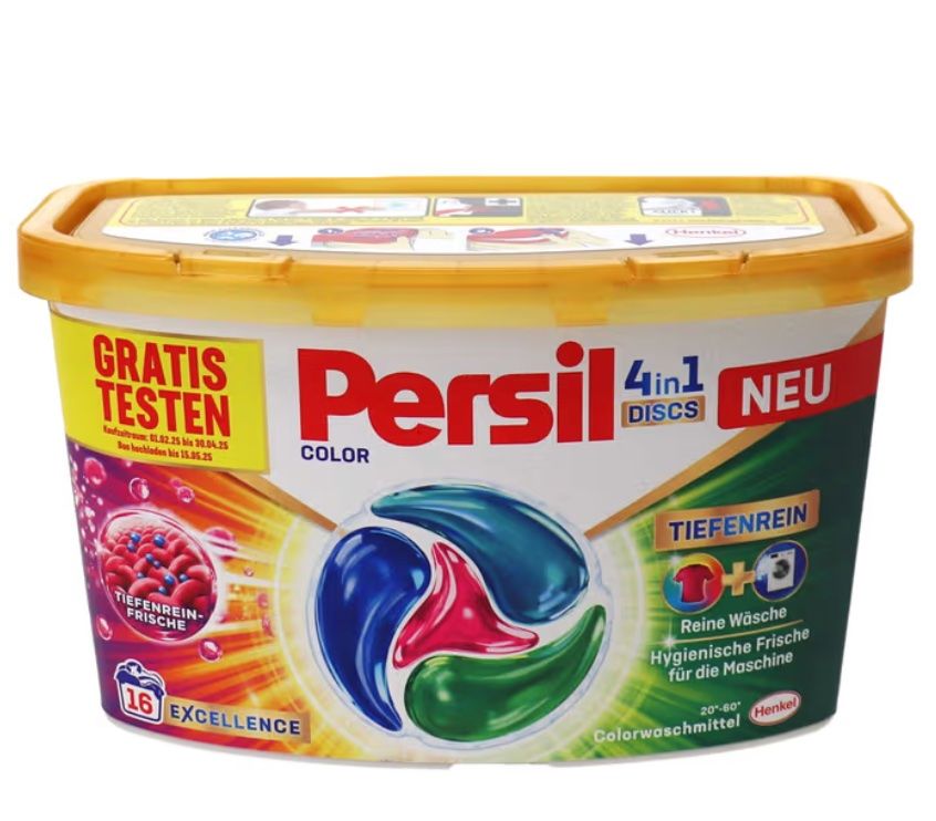 Persil Prodotti di pulizia: Persil Waschmittel Color 4in1 Discs 16WL – Nuovo e nell'imballaggio originale da Wagenhausen venduto da FrauLang