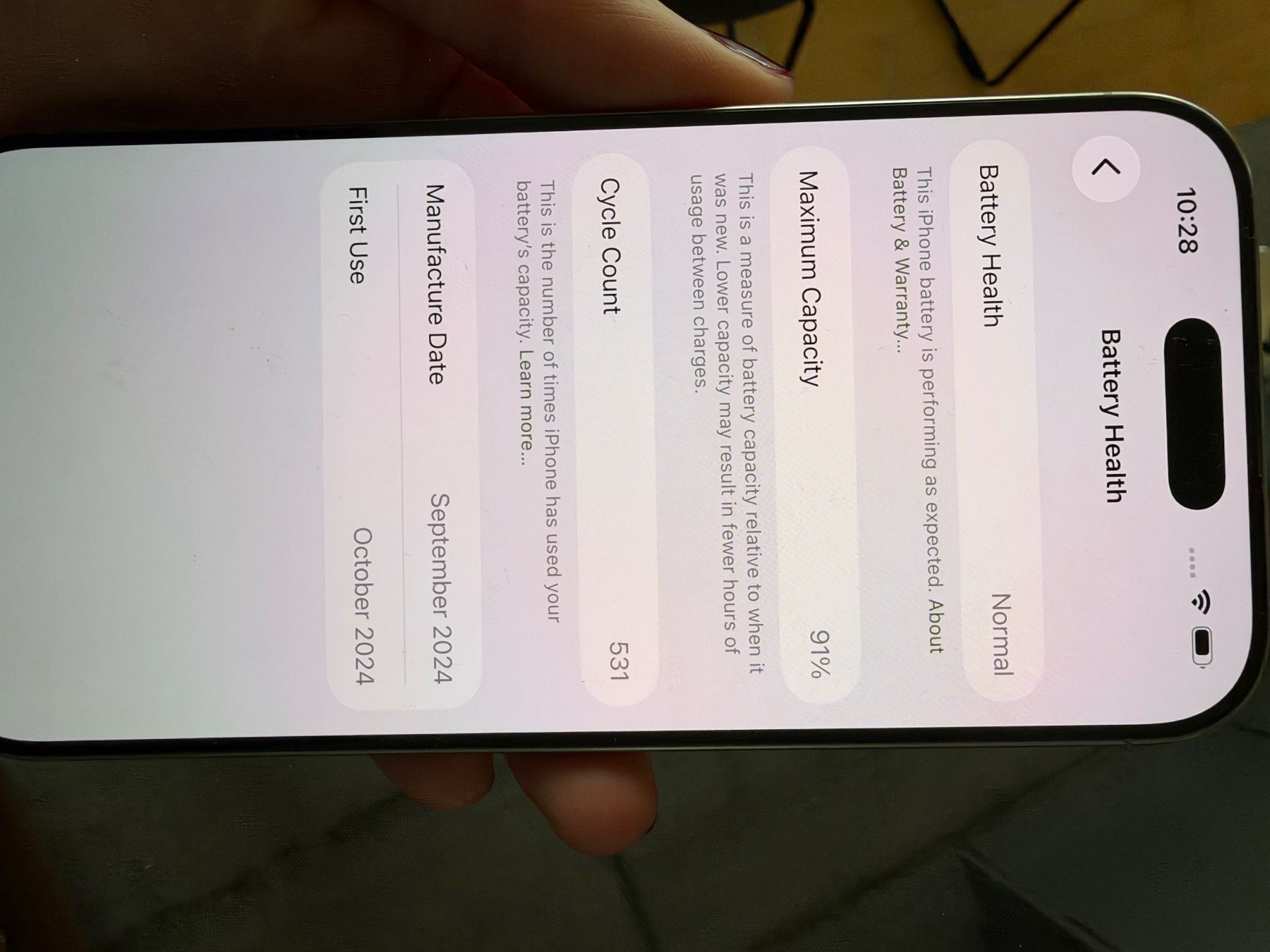 Apple Handys / Smartphones: Smartphone Apple iPhone 16 Pro, silver, as new condition – Gebraucht aus Uerikon von aar_pjb7 3