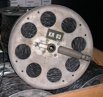Militär Feld-Telefonkabel 600m auf Rolle KR83