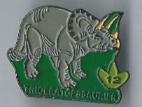 Triceratopssaurier Dinosaurier, Pin