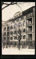 Foto-AK Zürich, Strassenpartie mit Wohn