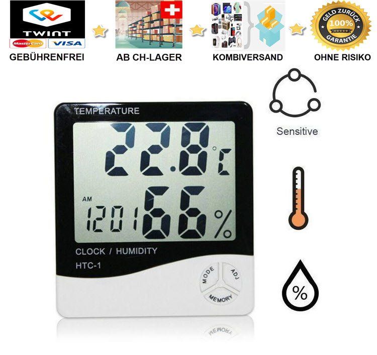 Altro per la casa: Digital Hygrometer Thermometer Aussenthermometer Hygrometer – Nuovo e nell'imballaggio originale da Buchs SG venduto da myeasyshop_buchs