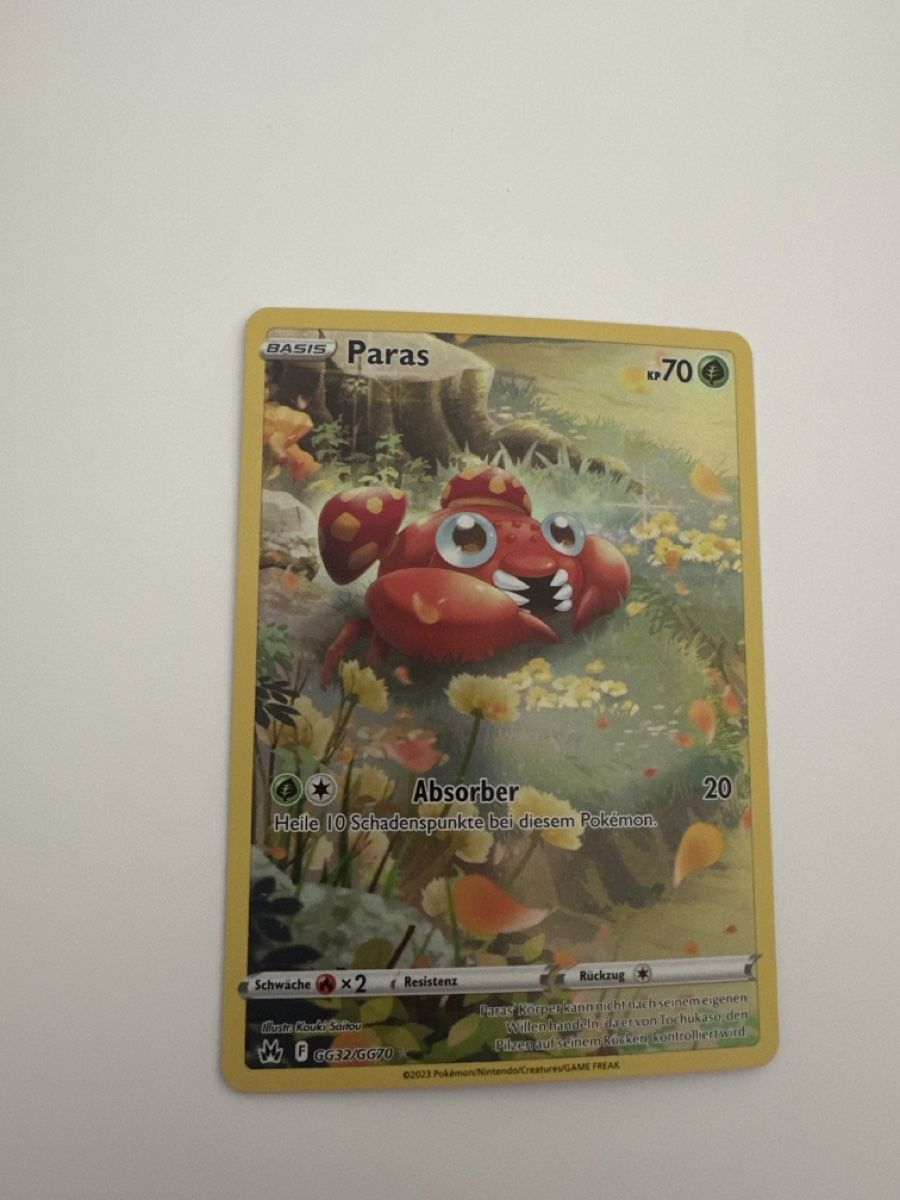 Pokémon Sammelbilder & Trading cards: Pokemonkarte Paras – Neu (gemäss Beschreibung) aus Grindel von a.lie