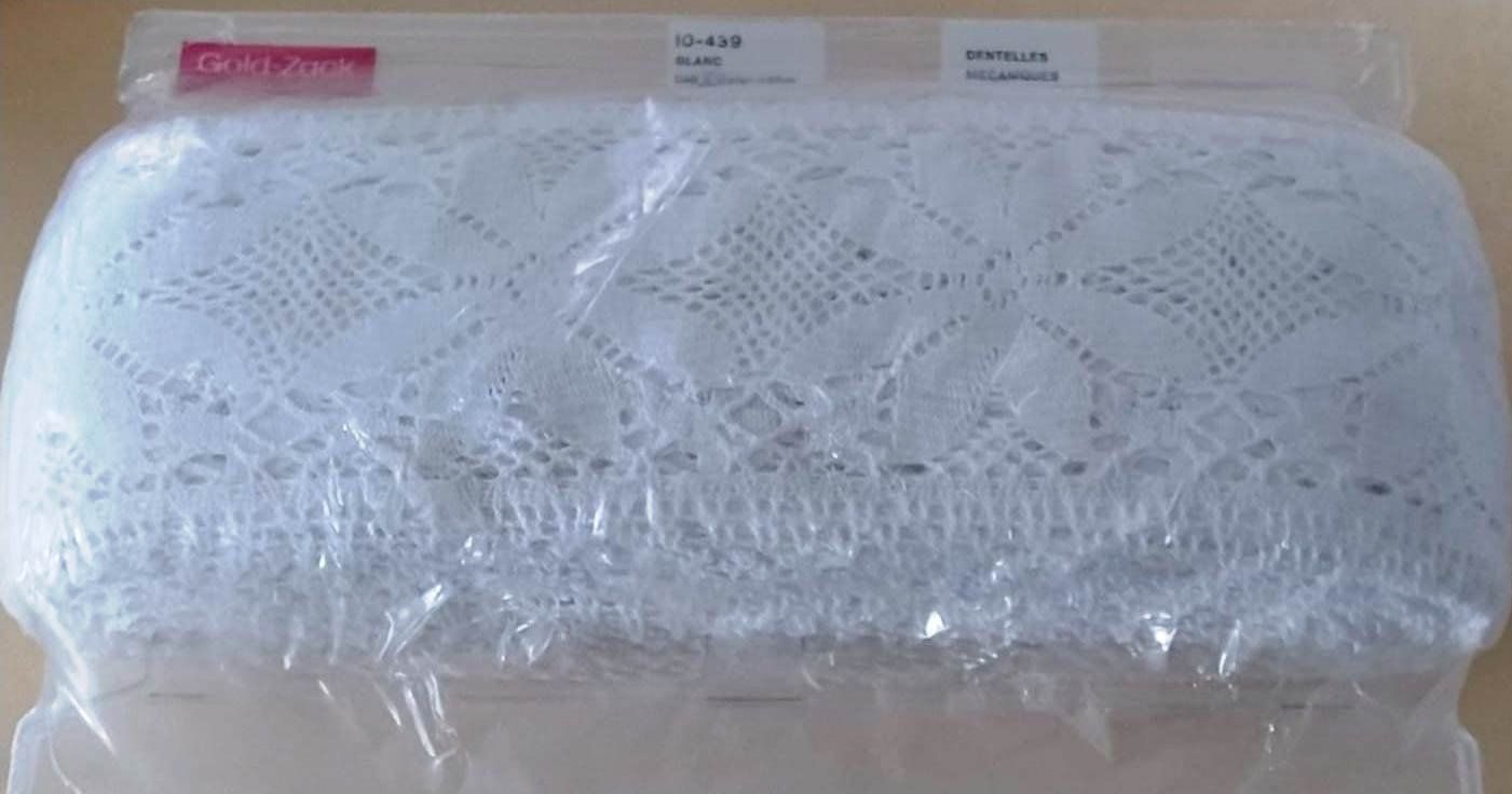 Tessuti: Tüllspitze Dentelle mécanique- 25 Meter - – Nuovo e nell'imballaggio originale da Zürich venduto da -italo- 7