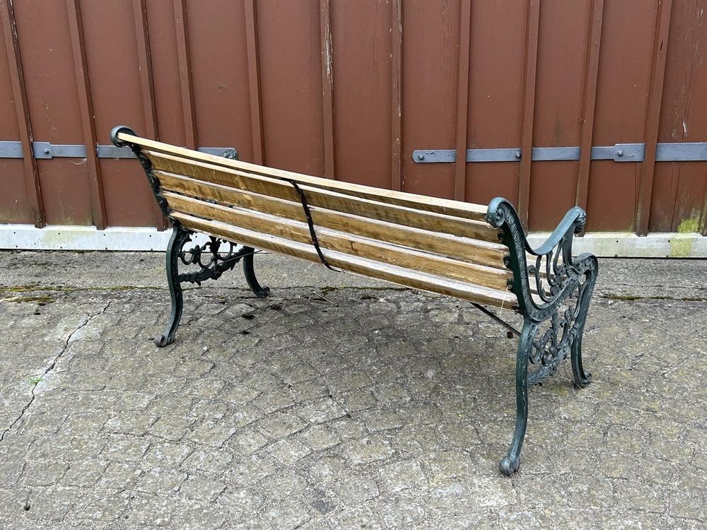 Antike Eisen Gartenbank Kaufen auf Ricardo
