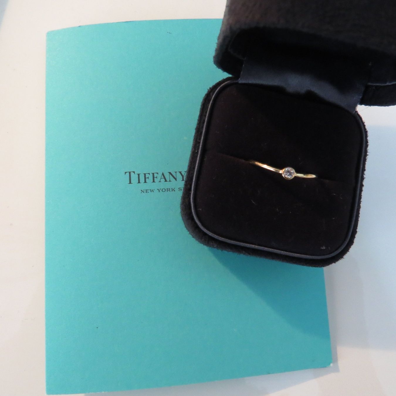 Tiffany & Co. Anelli: Tiffany & Co Elsa Peretti Wave Single-row Diamond Ring – Nuovo (secondo la descrizione) da Einsiedeln venduto da rotgypsy1969