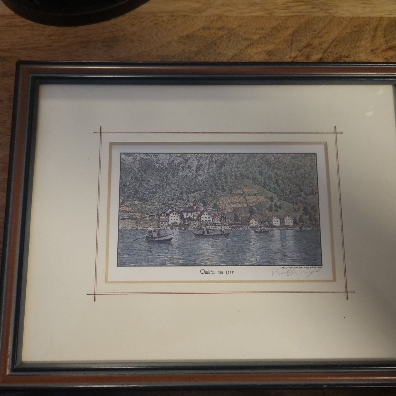 Grafica & Litografie: 4×Lithographie Paul Wyss Quinten – Usato da Zürich venduto da Melossoap 1