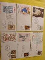 Lot de 6 enveloppes philatéliques Vatican oblitérées