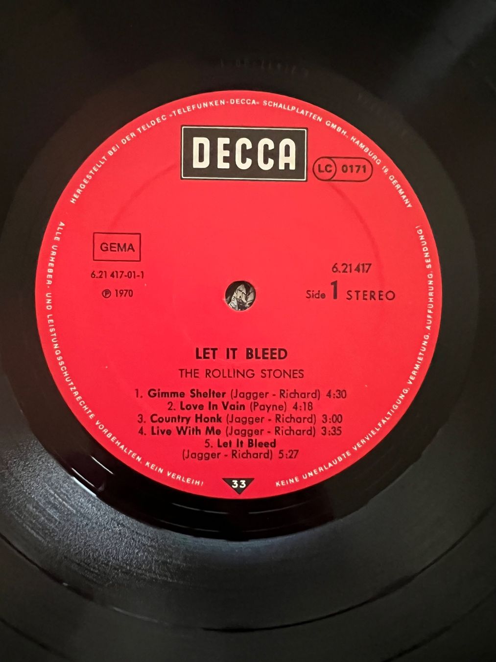 Vinyles: Rolling Stones - Let It Bleed / LP Vinyl, 1970, Germany – D'occasion à Schaffhausen par Mond689 5