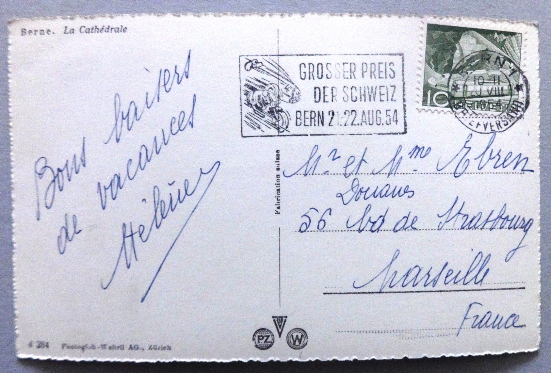 Cartoline postali: Bern - Münster – Usato da Fétigny venduto da Billy2miny 1