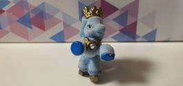Spielfigur Filly Pferd blau mit Krone guter Zustand