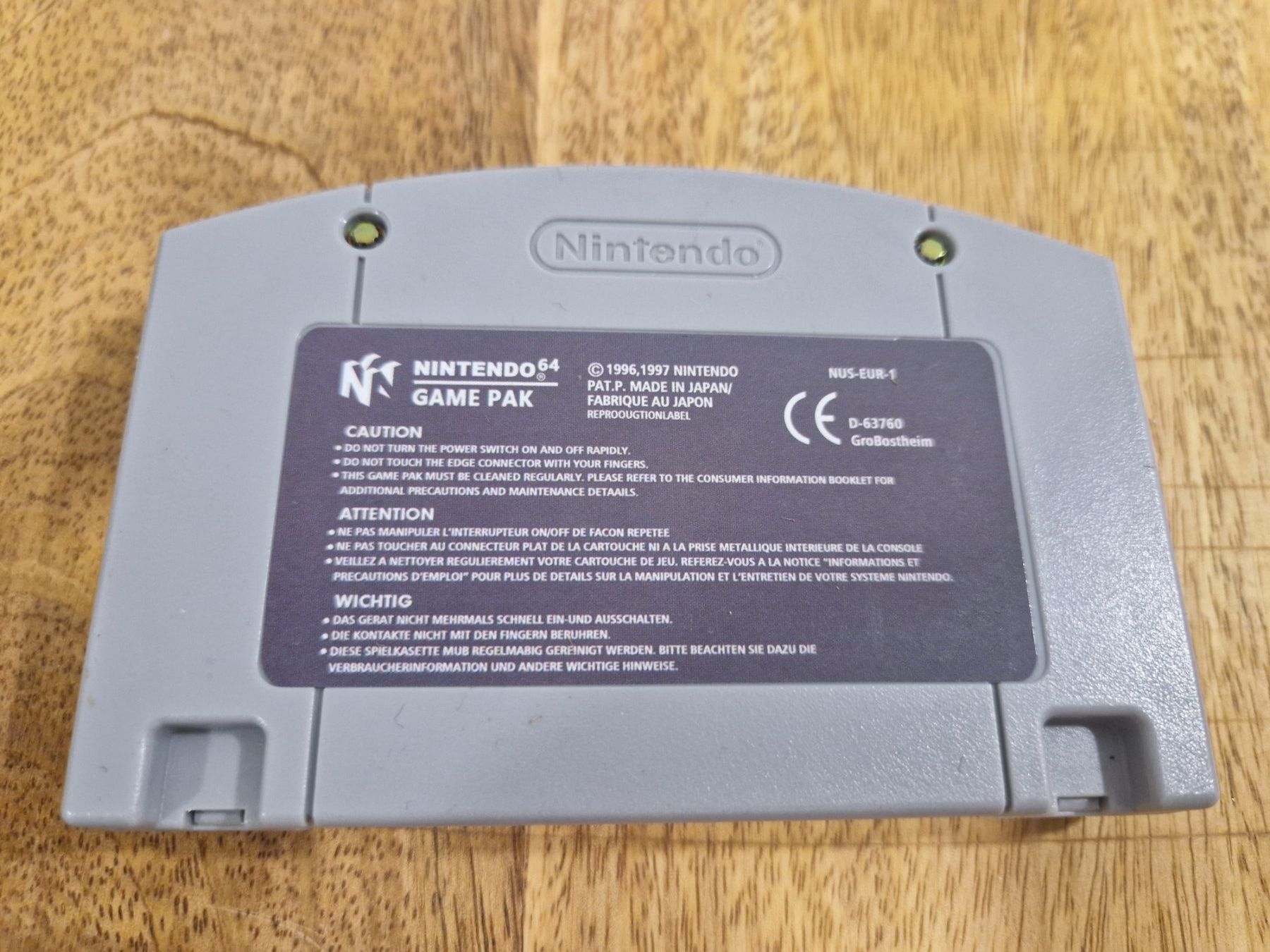 Nintendo Giochi: Smash Brothers Nintendo 64 – Usato da Stetten SH venduto da ExtremMIB 1