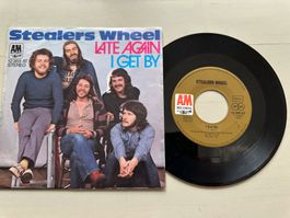 STEALERS WHEEL tolle Single 70's Top Kult Soft Late again