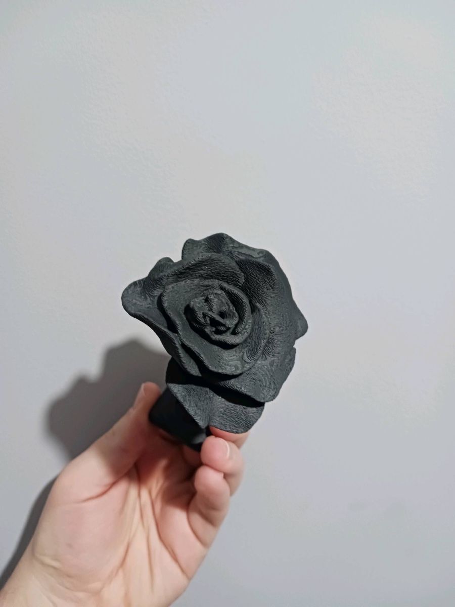 Sculture & Statue: Black Rose Sculpture - Gothic Home Decor - Gift Idea! – Nuovo (secondo la descrizione) da Dübendorf venduto da del_82k8 1