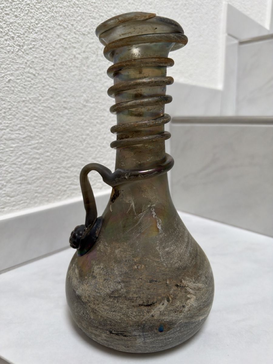 Murano Vasi & Recipienti: Murano Glas Vase Scavo, Römischer Stil. – Usato da Biberist venduto da Momo33 1