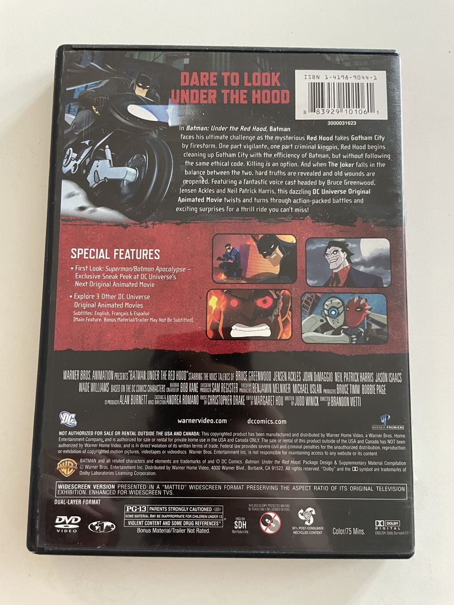 Tutti i DVDs: Batman under the red Hood / DVD Englisch – Usato da Zürich venduto da Bomboo 1