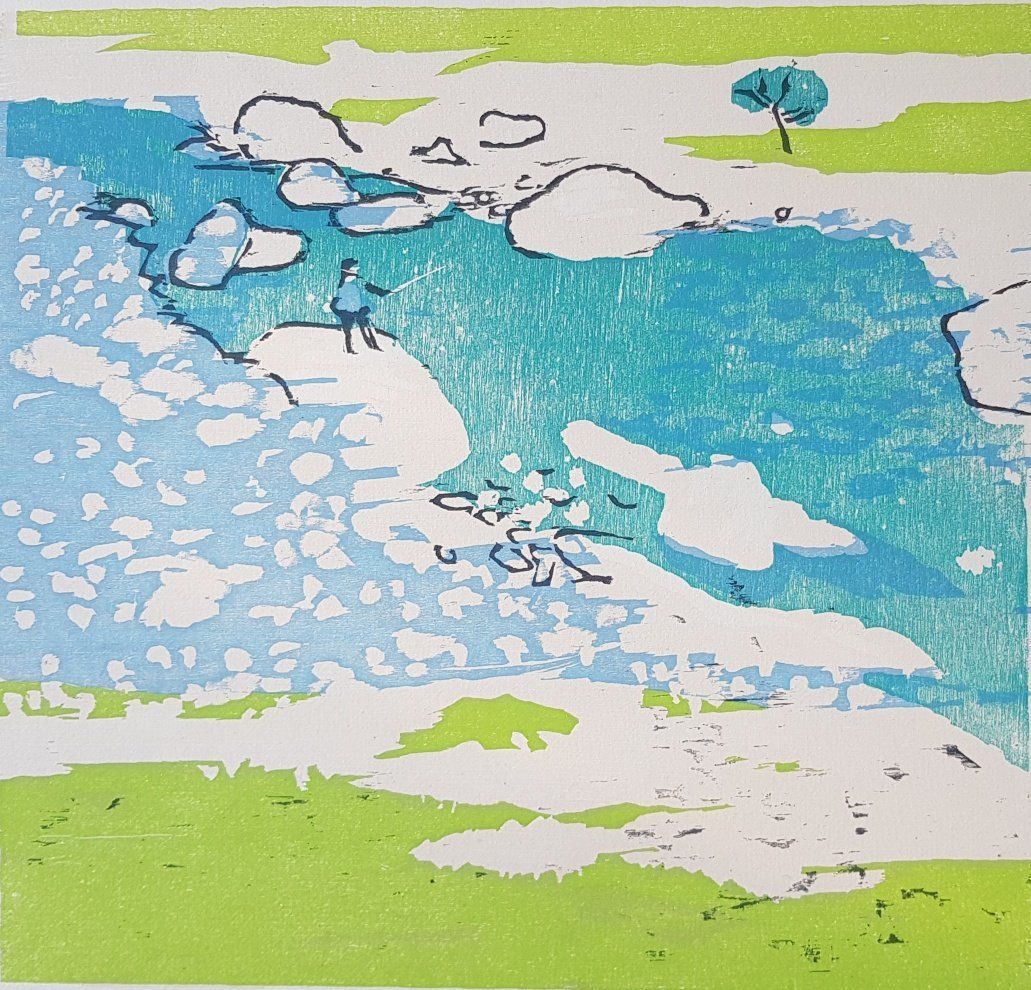 Grafica & Litografie: Karl Landolt  -  Schweizer Kunst  -  Swiss Art – Usato da Horw venduto da Kunstreich7 4