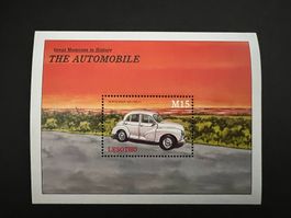 Lesotho The Automobile Block  2001 **  Luxus   (B813)