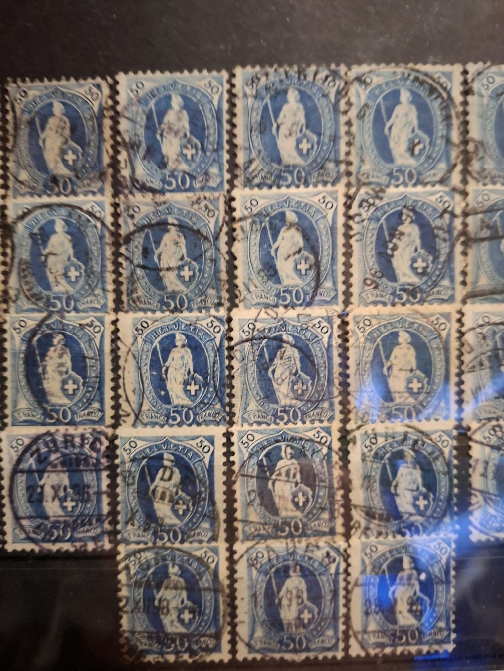 Tutti i francobolli: Stehende Helvetia 70D / 70C 84Stk. – Usato da Balgach venduto da SIMEON27 4