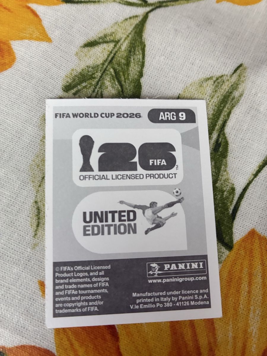 Panini Carte collezionabili: FIFA World Cup 2026 Sticker United Edition ARG 9 – Usato da Wettingen venduto da ric_xm6x 1