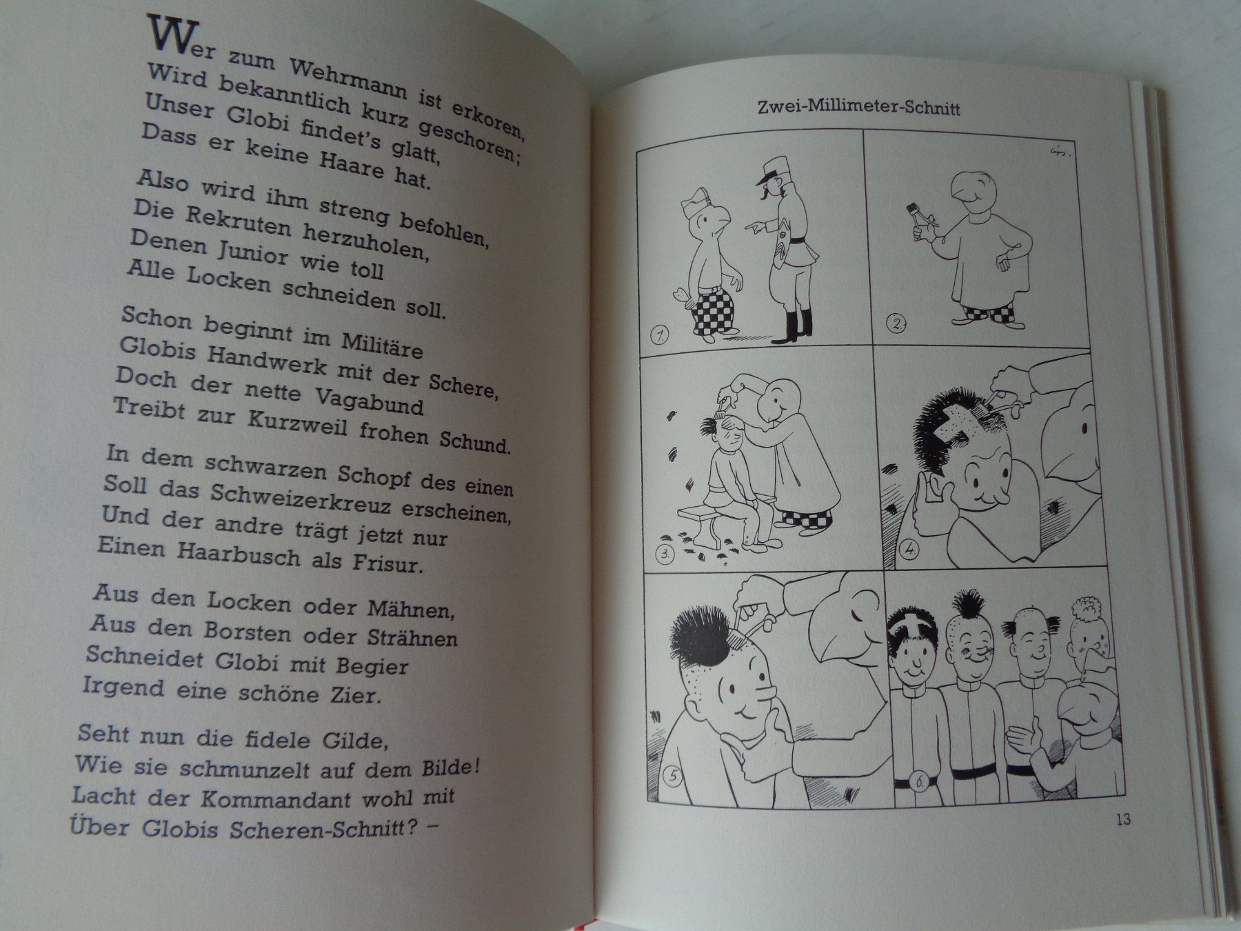 Libri: Globi wird Soldat - 8. Auflage 1983 – Usato da Chur venduto da Oregano1 7