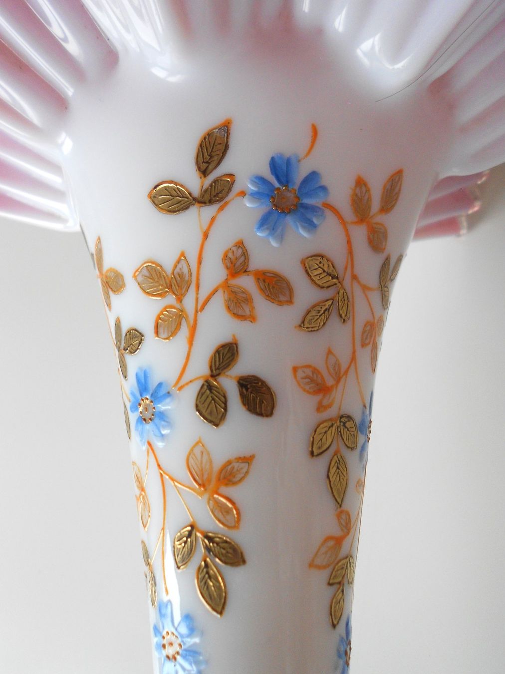 Vasen & Gefässe: Original Jugendstil Vase ca. 1912, Glas Emaille – Gebraucht aus Dübendorf von ArtExpression 2