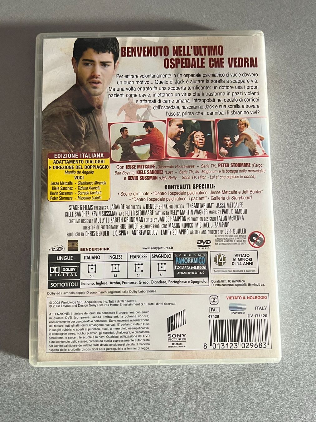 Tutti i DVDs: Insanitarium  DVD Film – Usato da Rivera venduto da poweradem05 1