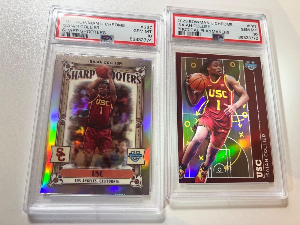 💎💎 2x PSA 10 Isaiah COLLIER - NBA DRAFT 2024 - Utah JAZZ (Neu (gemäss ...