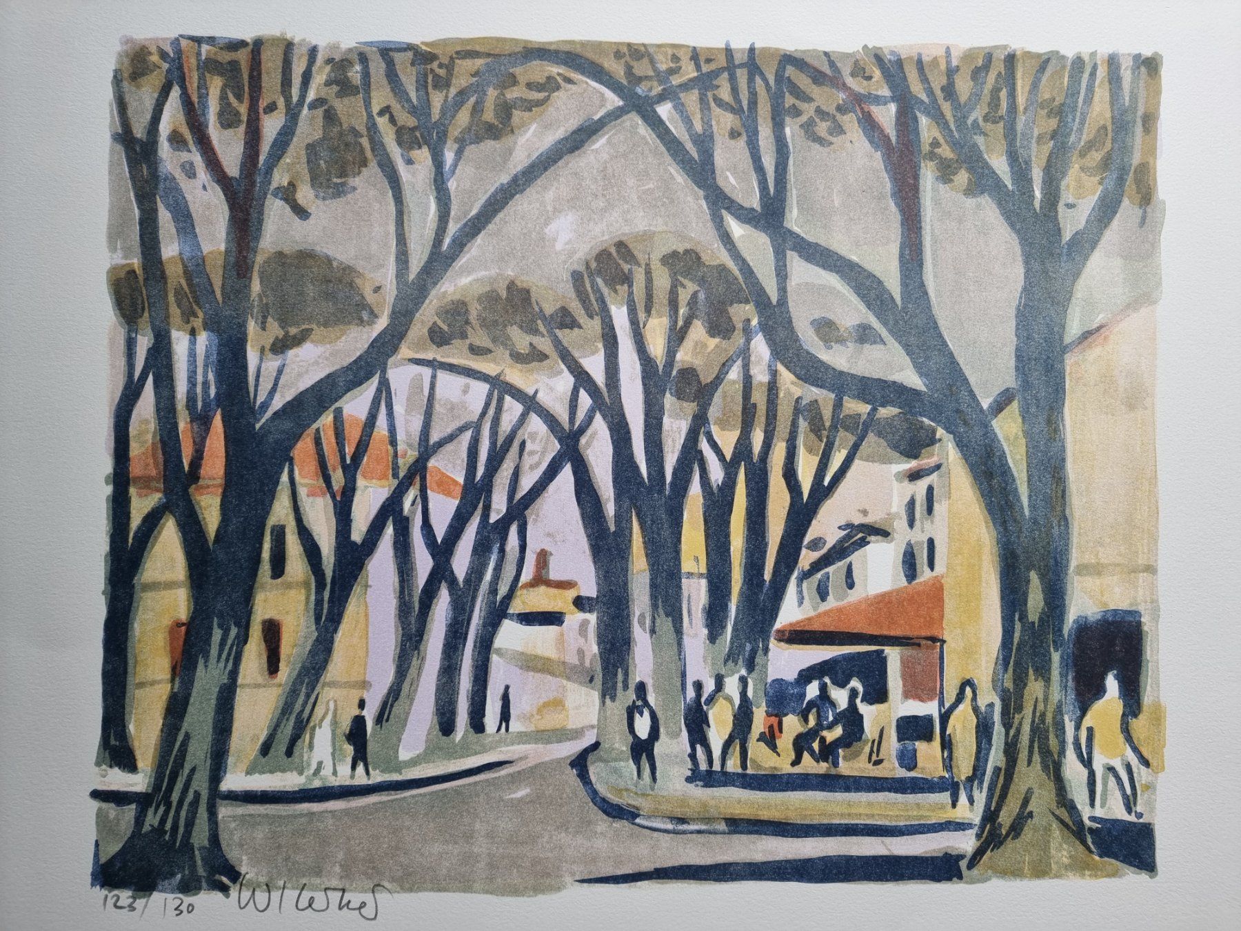 Grafica & Litografie: KERKER WALTER LITHOGRAPHIE SIGNIERT NUMMERIERT – Usato da Gersau venduto da kunst-online 1