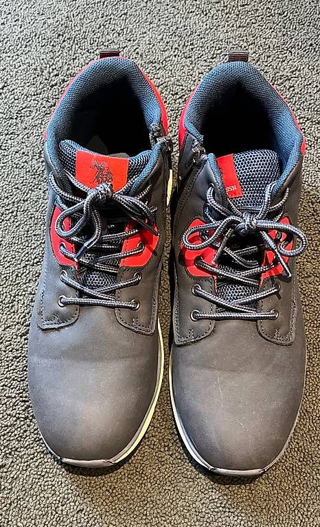 Schuhe für Jungen: U.S. Polo Assn. Sneaker high, blue/red Gr. 39 – Gebraucht aus Wuppenau von Karin0201