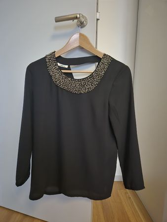 Schicke ONLY Bluse, schwarz, Gr. 36