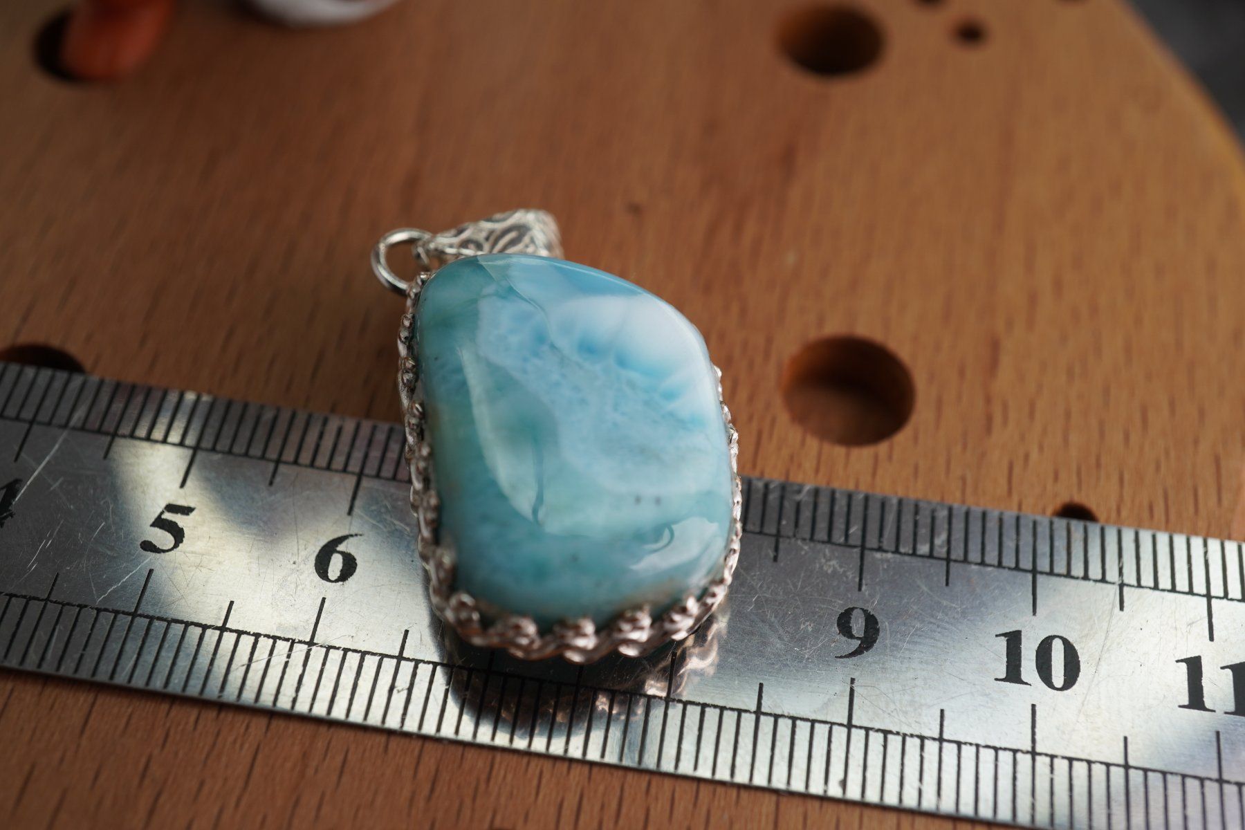 Minerali & Pietre curative: Larimar   Wunderschön    Anhänger   by  "TOPSTONE" ab 1.- – Nuovo e nell'imballaggio originale da Eschenbach SG venduto da topstone 3
